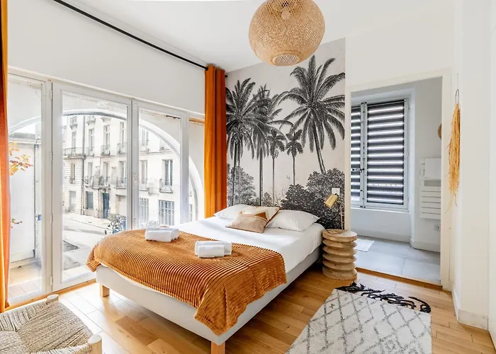 Apartman Inedit - Rose Boheme - Proche Place Royale Nantes